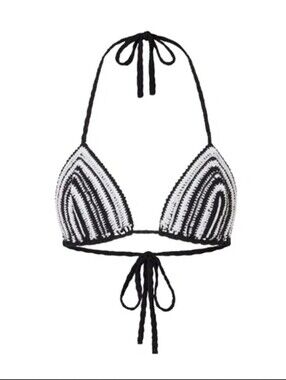 SHONDEL La Bon Crochet Triangle Bikini Top  S